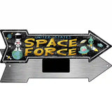 US Space Force Novelty Metal Arrow Sign 8" x 2.25" (MA)