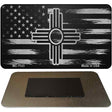 New Mexico Carbon Fiber Brushed Aluminum Novelty Metal Magnet MC-1123