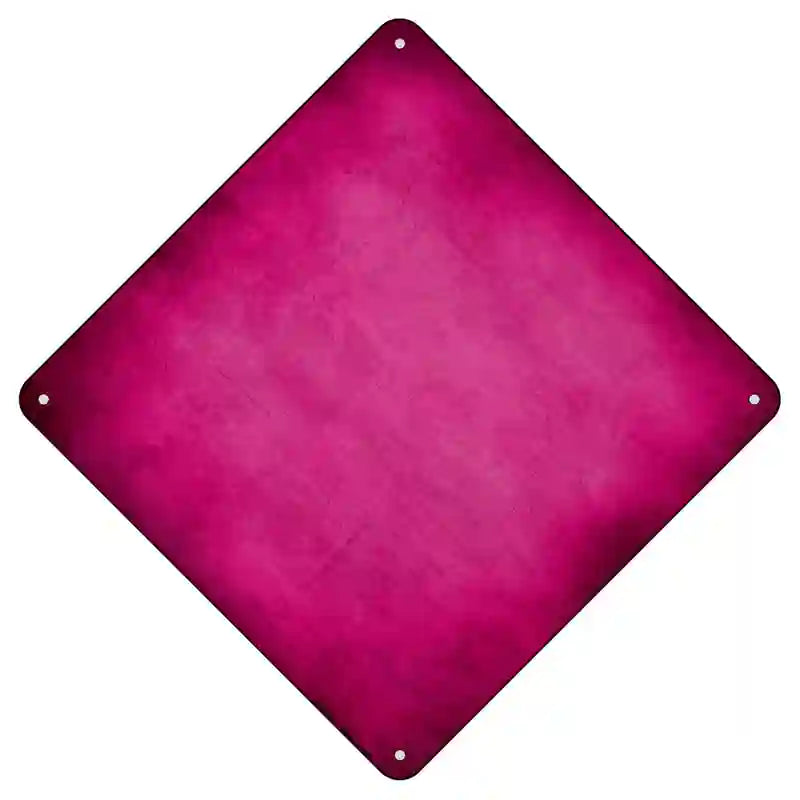 Pink Oil Rubbed Novelty Metal Crossing Sign 8.5" (MCX)