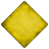 Yellow Oil Rubbed Novelty Metal Crossing Sign 8.5" (MCX)