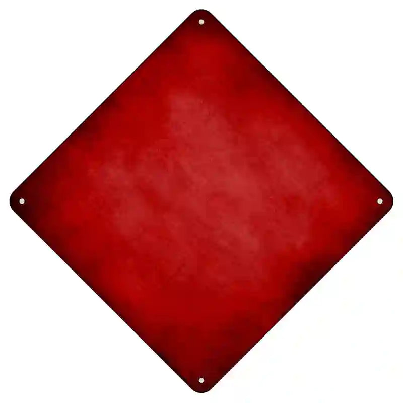 Red Oil Rubbed Novelty Metal Crossing Sign 8.5" (MCX)