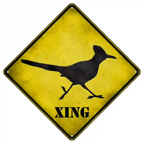 Roadrunner Xing Novelty Metal Crossing Sign 8.5" (MCX)