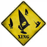 Board Sailer Xing Novelty Metal Crossing Sign 8.5" (MCX)