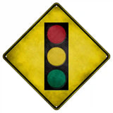 Street Lights Novelty Metal Crossing Sign 8.5" (MCX)