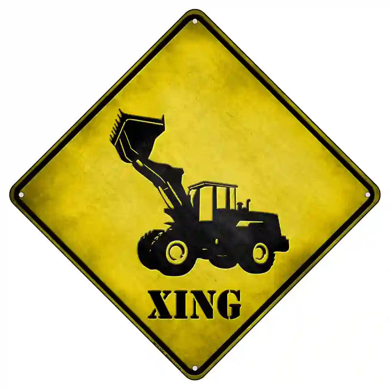 Dozer Xing Novelty Metal Crossing Sign 8.5" (MCX)