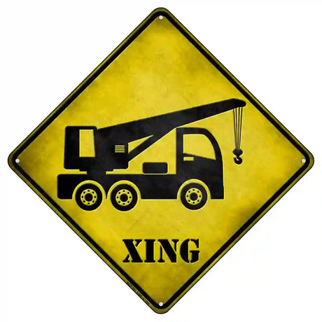 Crane Xing Novelty Metal Crossing Sign 8.5" (MCX)