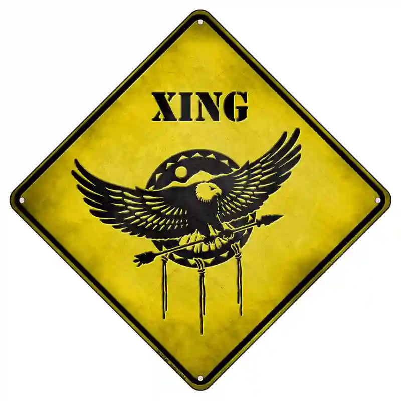 Dream Catcher Xing Novelty Metal Crossing Sign 8.5" (MCX)