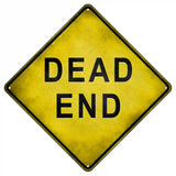 Dead End Rusty Novelty Metal Crossing Sign 8.5" (MCX)