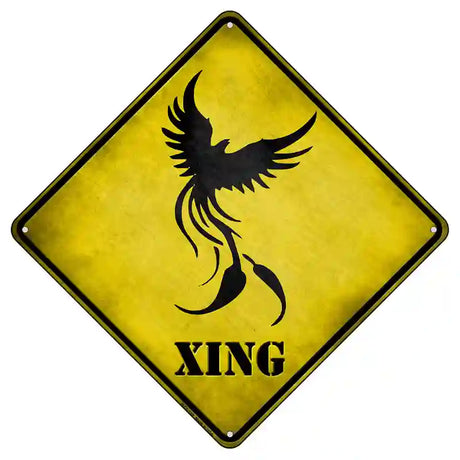 Phoenix Xing Novelty Metal Crossing Sign 8.5" (MCX)