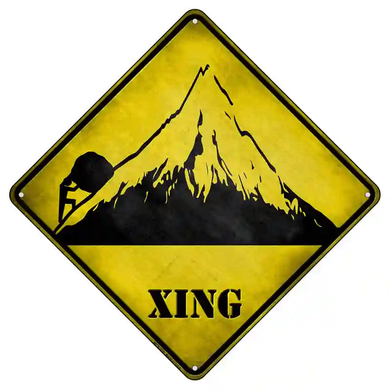 Struggle Xing Novelty Metal Crossing Sign 8.5" (MCX)