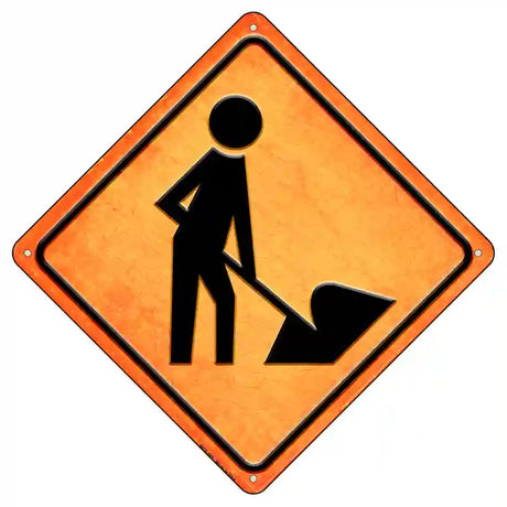 Digger Ahead Novelty Metal Crossing Sign 8.5" (MCX)