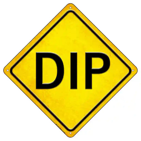 Dip Novelty Metal Crossing Sign 8.5" (MCX)