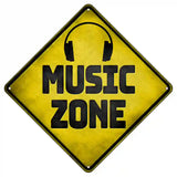 Music Zone Novelty Metal Crossing Sign 8.5" (MCX)