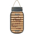 Christ Hope Is Found Corrugated Novelty Metal Mason Jar Sign