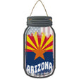 Arizona | USA Flag Novelty Metal Mason Jar Sign