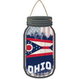 Ohio | USA Flag Novelty Metal Mason Jar Sign