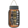 Why Hello Fall Novelty Metal Mason Jar Sign