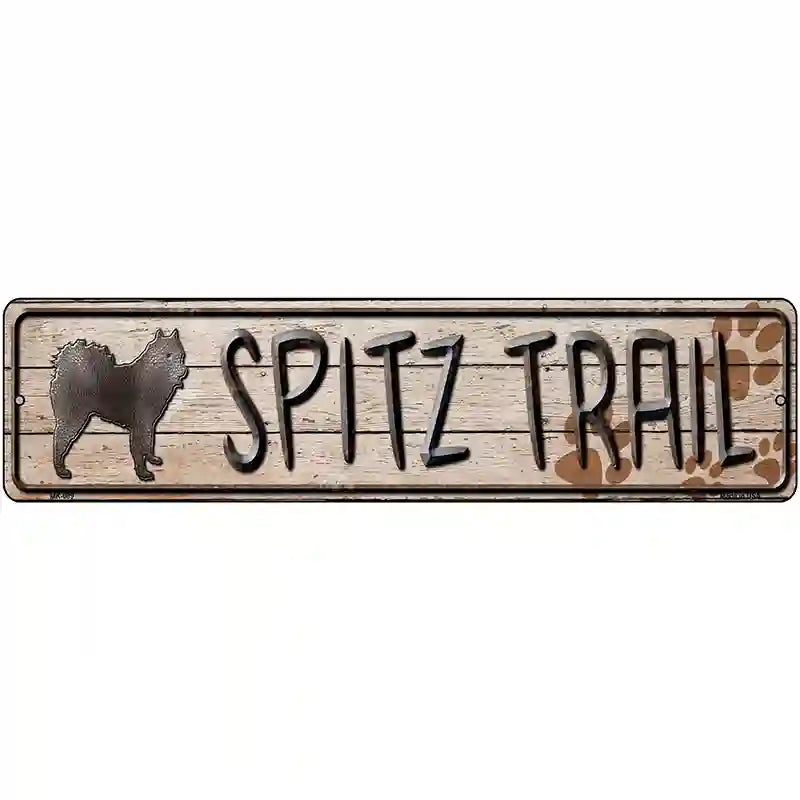 Spitz Trail Novelty Metal Vanity Street Sign 12" x 3" (MK)