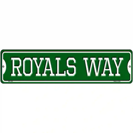 Royals Way Novelty Metal Street Sign 12" x 3" (MK)