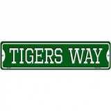 Tigers Way Novelty Metal Street Sign 12" x 3" (MK)