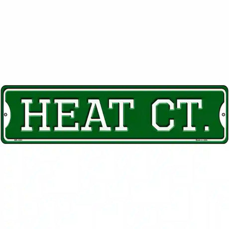 Heat Ct Novelty Metal Street Sign 12" x 3" (MK)