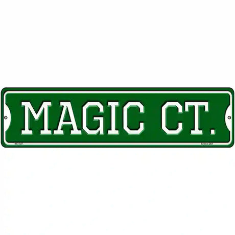 Magic Ct Novelty Metal Street Sign 12" x 3" (MK)