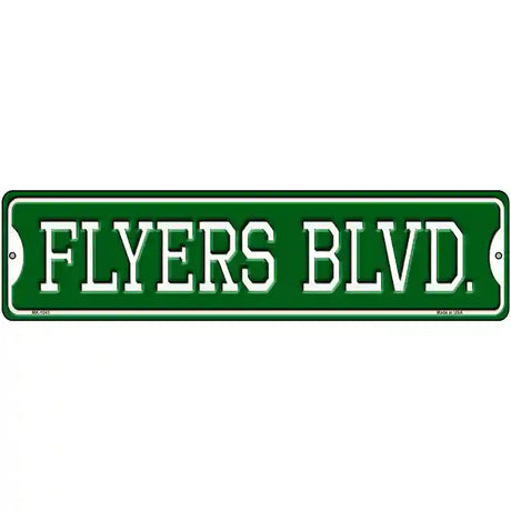 Flyers Blvd Novelty Metal Street Sign 12" x 3" (MK)