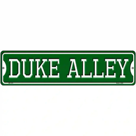 Duke Alley Novelty Metal Street Sign 12" x 3" (MK)