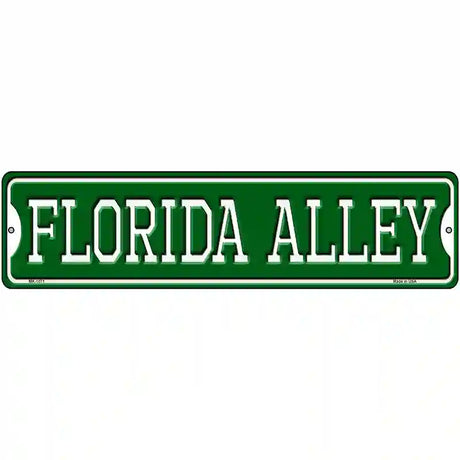 Florida Alley Novelty Metal Street Sign 12" x 3" (MK)