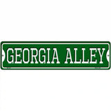 Georgia Alley Novelty Metal Street Sign 12" x 3" (MK)