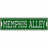 Memphis Alley Novelty Metal Street Sign 12" x 3" (MK)