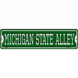 Michigan State Alley Novelty Metal Street Sign 12" x 3" (MK)