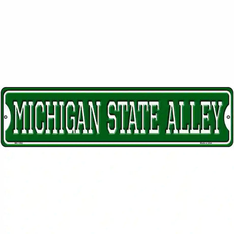 Michigan State Alley Novelty Metal Street Sign 12" x 3" (MK)