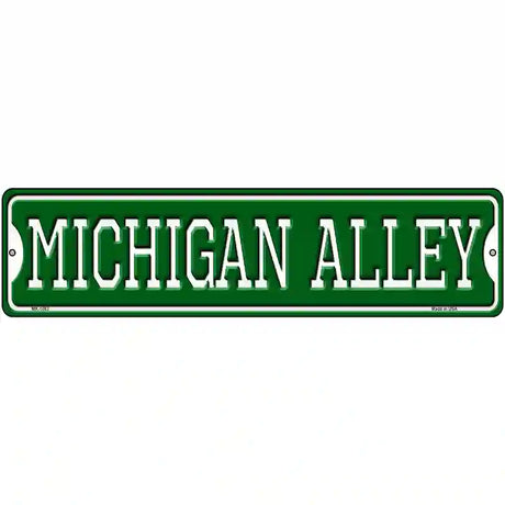 Michigan Alley Novelty Metal Street Sign 12" x 3" (MK)