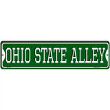 Ohio State Alley Novelty Metal Street Sign 12" x 3" (MK)