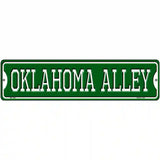 Oklahoma Alley Novelty Metal Street Sign 12" x 3" (MK)