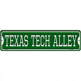 Texas Tech Alley Novelty Metal Street Sign 12" x 3" (MK)