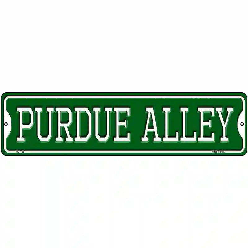 Purdue Alley Novelty Metal Street Sign 12" x 3" (MK)