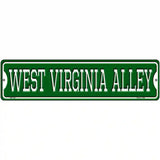 West Virginia Alley Novelty Metal Street Sign 12" x 3" (MK)