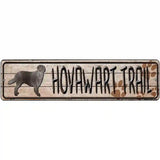 Hovawart Trail Novelty Metal Street Sign 12" x 3" (MK)