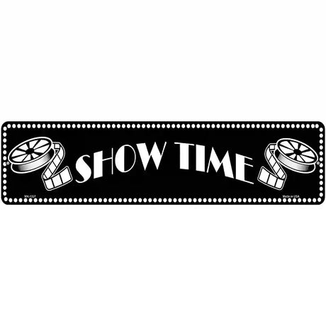 Show Time Home Theater Novelty Metal Street Sign 12" x 3" (MK)