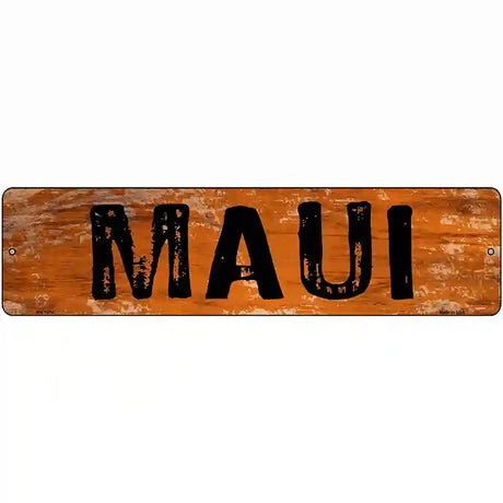 Maui Novelty Metal Street Sign 12" x 3" (MK)