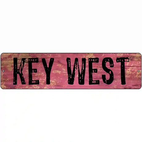 Key West Novelty Metal Street Sign 12" x 3" (MK)