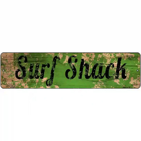 Surf Shack Novelty Metal Street Sign 12" x 3" (MK)