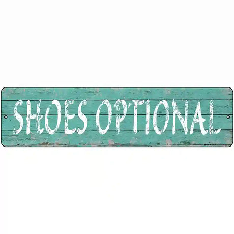 Shoes Optional Novelty Metal Street Sign 12" x 3" (MK)