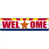 Welcome Arizona Novelty Metal Street Sign 12" x 3" (MK)