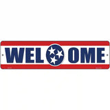 Welcome Tennessee Novelty Metal Street Sign 12" x 3" (MK)