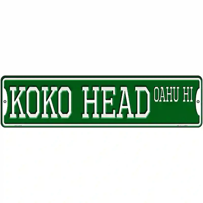 Koko Head Oahu HI Novelty Metal Street Sign 12" x 3" (MK)