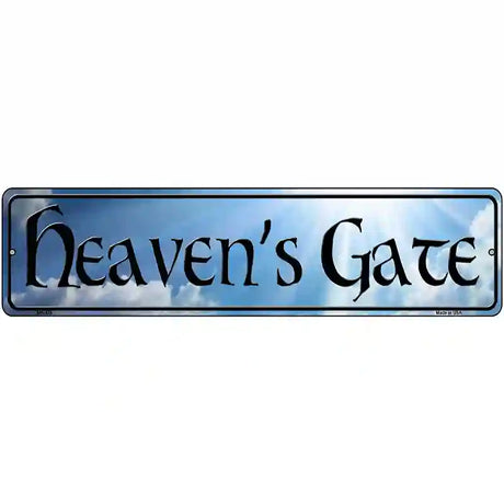 Heavens Gate Novelty Metal Street Sign 12" x 3" (MK)