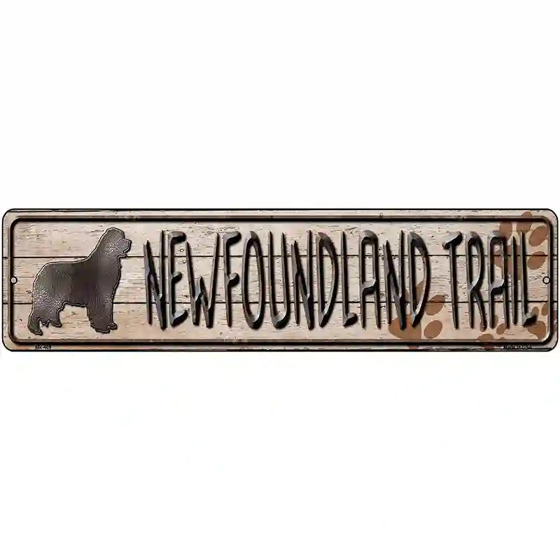 Newfoundland Trail Novelty Metal Street Sign 12" x 3" (MK)